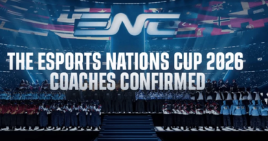 ‎Neuf coachs sélectionnés pour l’Esports Nations Cup 2026 ‎