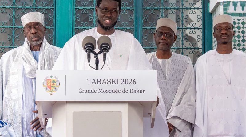 Tabaski 2026 : Le Président de la République; Bassirou Diomaye Faye appelle à l’unité, au partage et aux prières pour la Nation Tabaski 2026 : Le Président de la République; Bassirou Diomaye Faye appelle à l’unité, au partage et aux prières pour la Nation