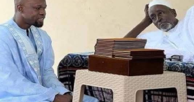 L’émouvant hommage d’Ousmane Sonko à Serigne Sheikh Salih Mbacké
