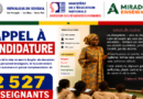 Déficit d’enseignants: Le ministère de l’éducation lance un recrutement spécial de 2527 éléments Déficit d’enseignants: Le ministère de l’éducation lance un recrutement spécial de 2527 éléments
